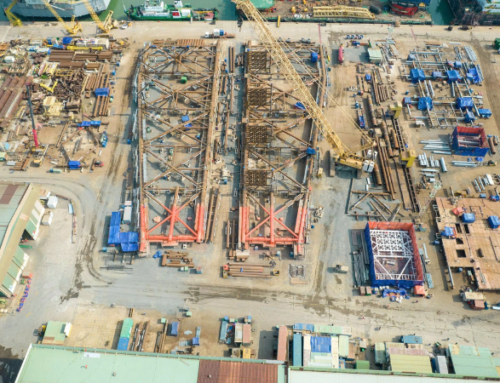 First 02 Frames Assembly Completed for Auxiliary Boat Landing – Dai Hung Nam Project